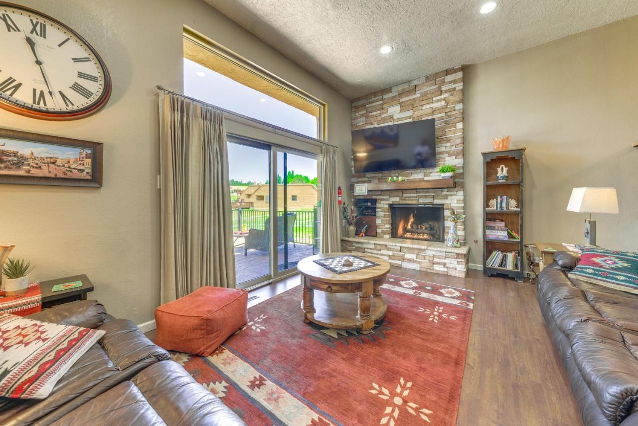 Ruidoso Golf Condo - Patio, Fire Pit And Mtn View! Exterior foto