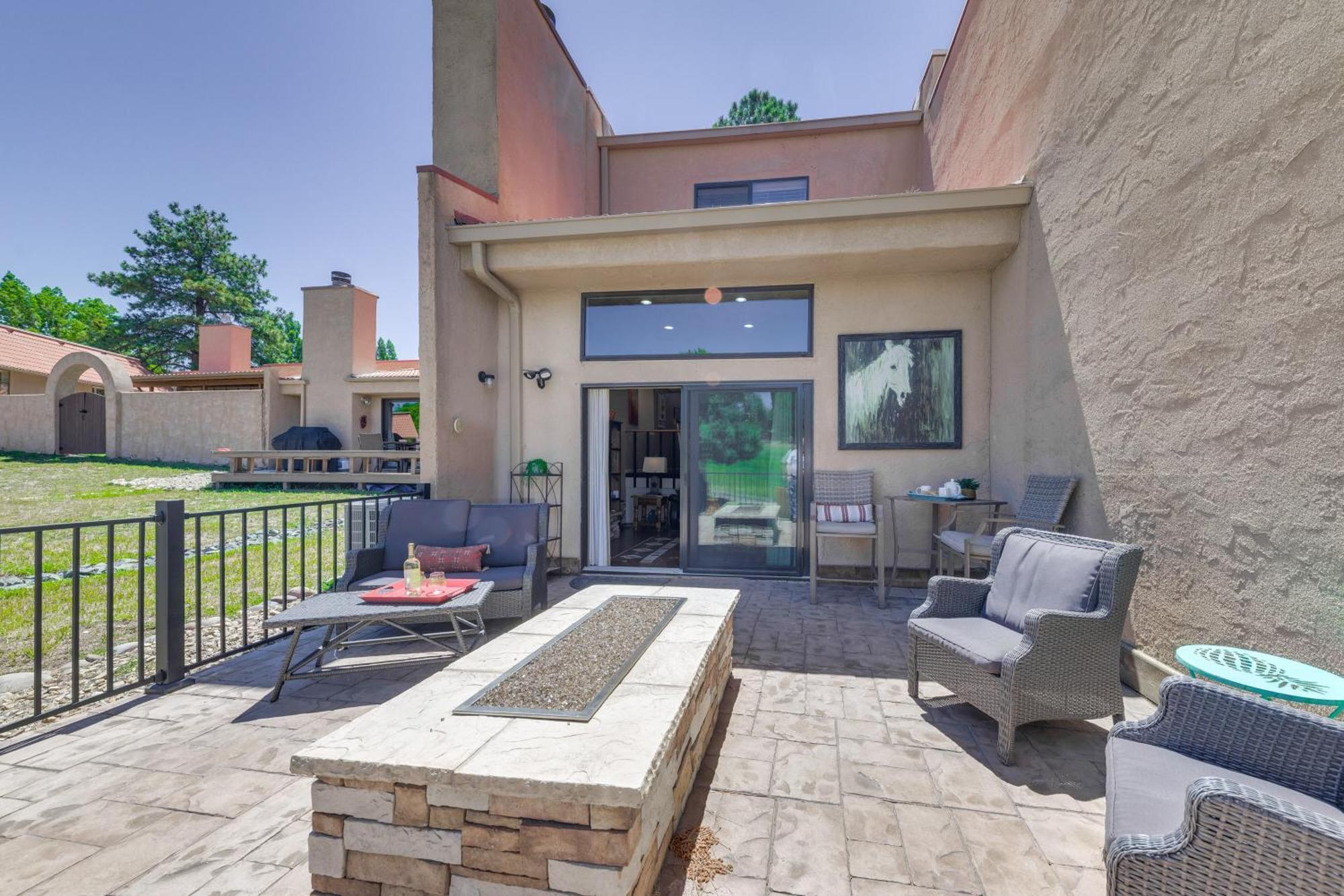 Ruidoso Golf Condo - Patio, Fire Pit And Mtn View! Exterior foto